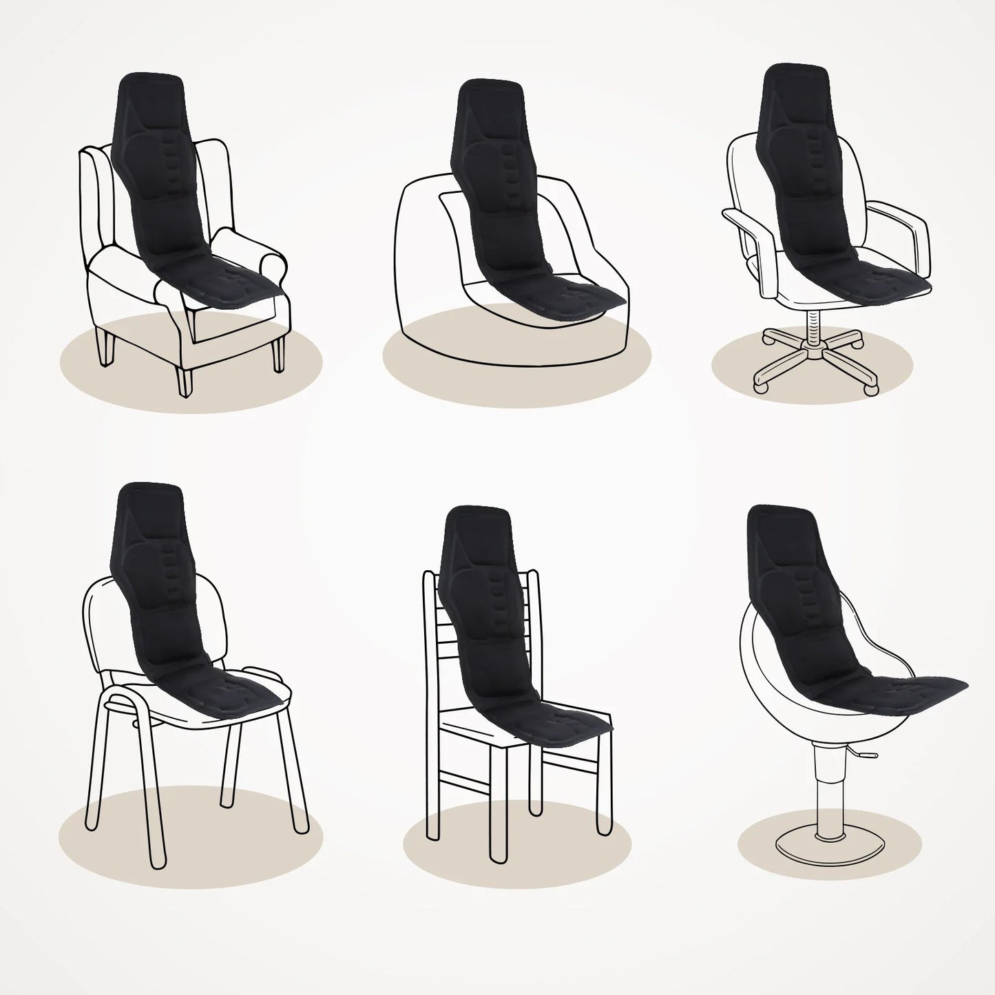 Appareil de Massage Électrique pour le Dos